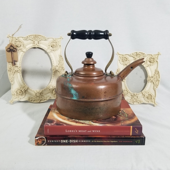 Vintage Solid Copper Tea Kettle Made in England - Picture 16 of 16